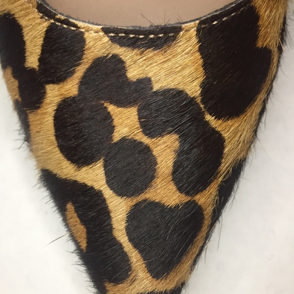 Steven By Steve Madden Calf Hair Leopard Pumps S/7 - Picture 3 of 11